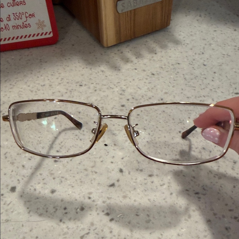 Coach Brown and Gold Women's Glasses